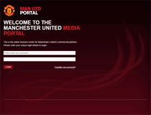 Tablet Screenshot of manutdportal.com